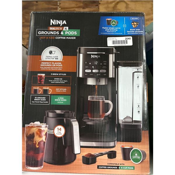 Ninja Dual Brew XL Grounds & Pods Coffee Maker
