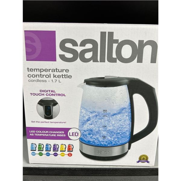 Salton temperature control kettle