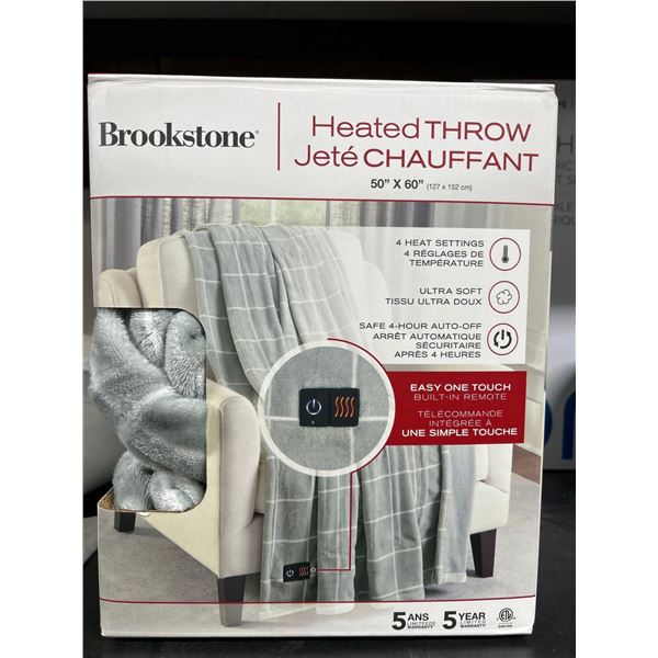 Brookstone Heated Throw