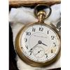 Image 1 : ESTATE ITEM - Vintage Hampden Watch company Railroad Brass Pocket Watch