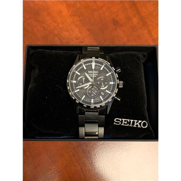 ESTATE ITEM - Seiko Chromograph 10 Bar Divers Wrist Watch, with box & manuals missing pin