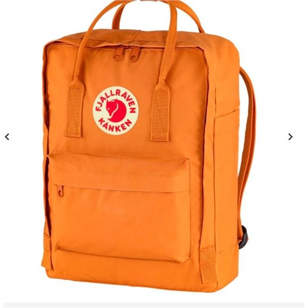 NEW Fjallraven Kanken Back Pack Spicy Orange