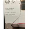 Image 2 : RBT Wine Decanter with Coaster