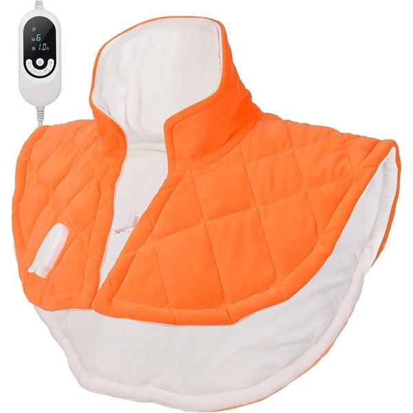 SZBOBC Weighted Heating Pad for Neck and Shoulders, Electric Heating Pads, Far Infrared Neck Heating