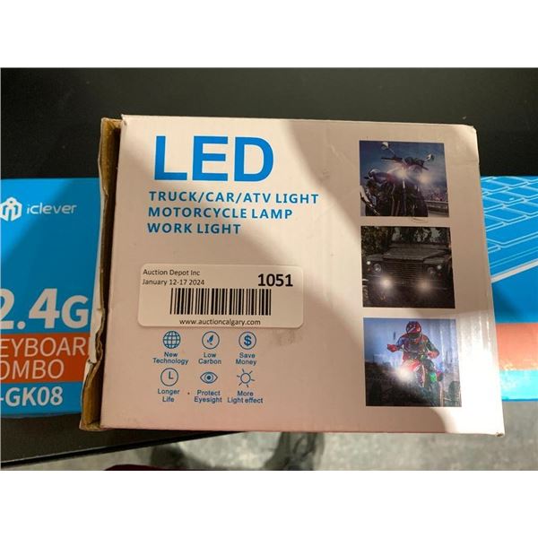 LED Truck/Car/ATV Light Motorcycle Lamp Work Light