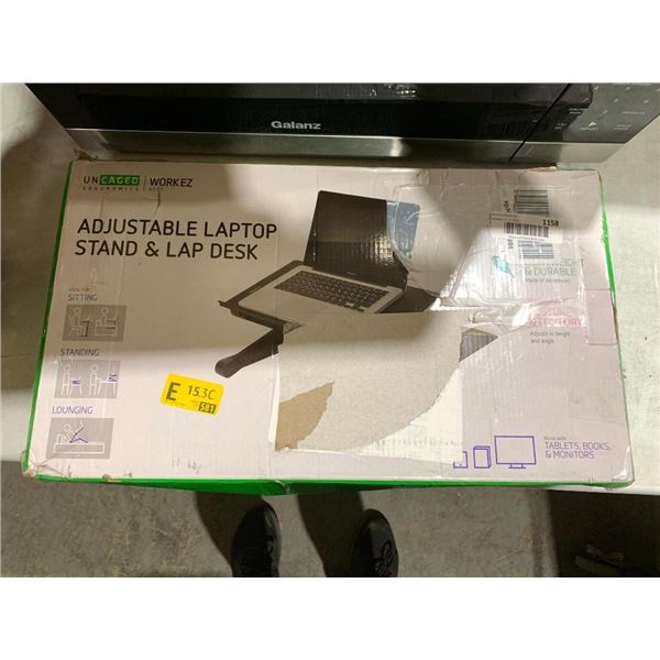 Uncaged ergonomics adjustable laptop stand and desk