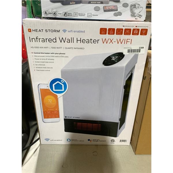 Heat storm infared wall heater