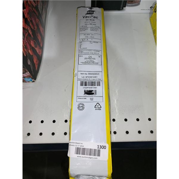 ESAB Vac Pac Welding Electrodes E7018 83 pc