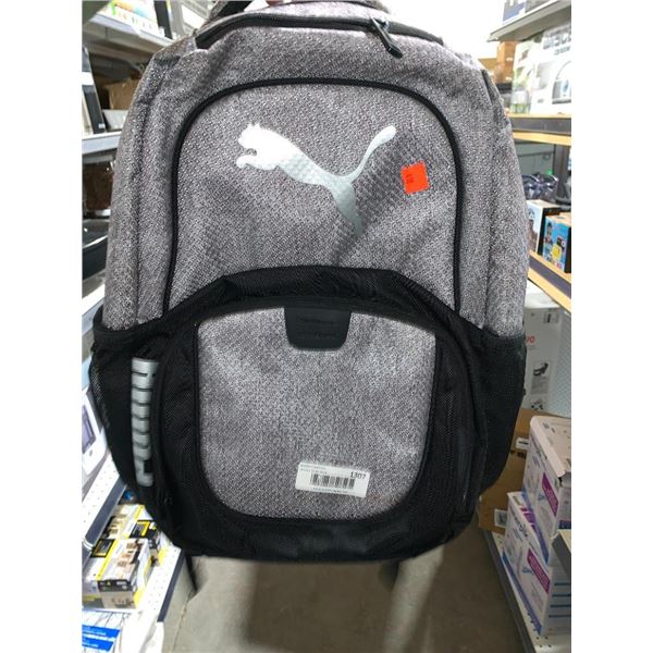 Puma black and grey backpack
