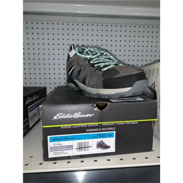 Eddie bauer womens grey aqua boots size 8