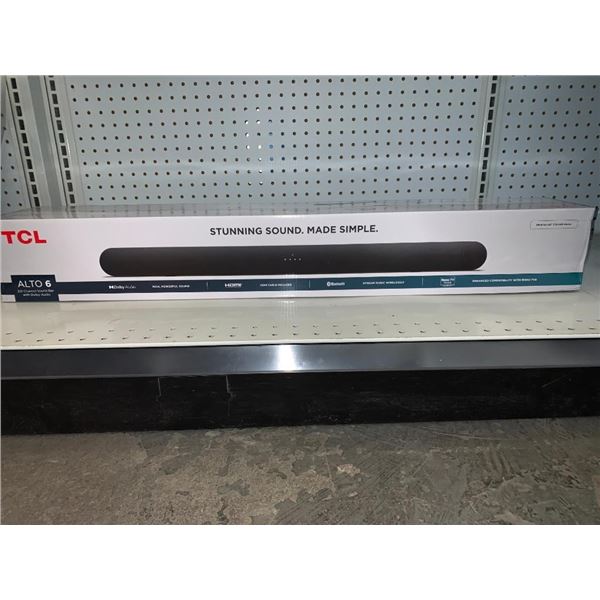 TCL alto 6 2.0 channel sound bar