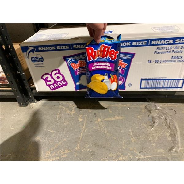 Ruffles all dressed chips 36 x 60g