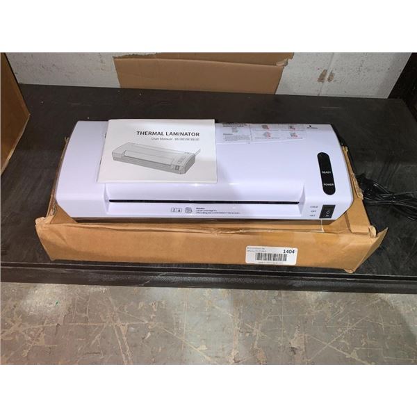 Theemal Laminator machine.