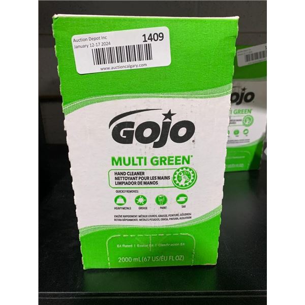 Gojo   Multi Green hand Cleanner.