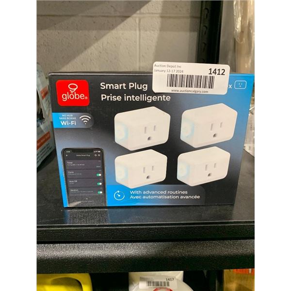 Globe smart plug 4 pack