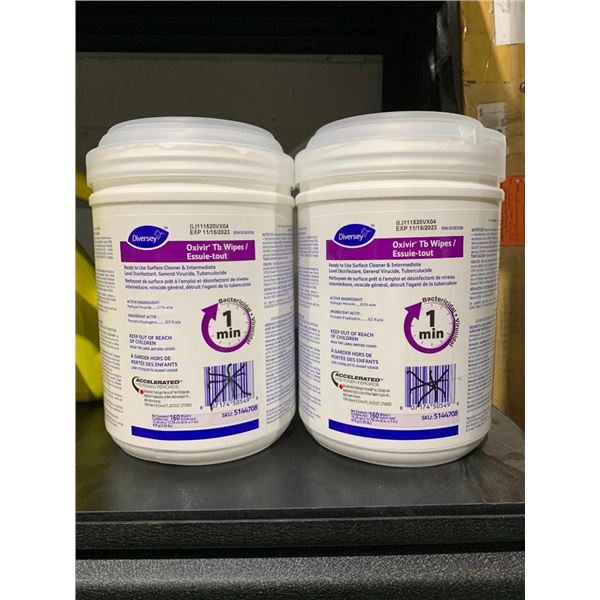 Oxivir Tb wipes 2 x 160 wipes