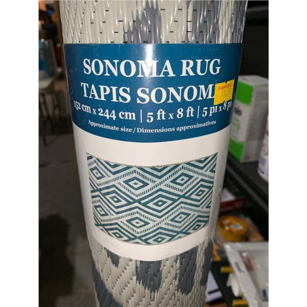 sonoma rug 5' x 8' indoor/outdoor rug