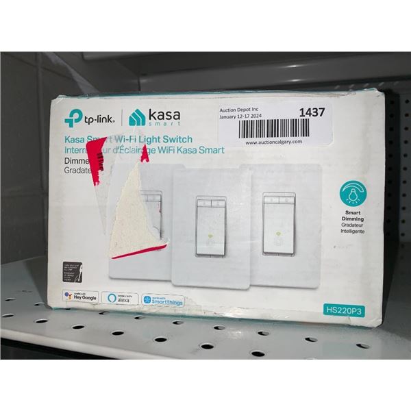 Kasa smart wifi light switch