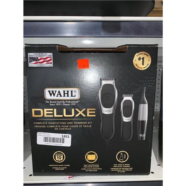 WAHL deluxe haircutting and trimming kit