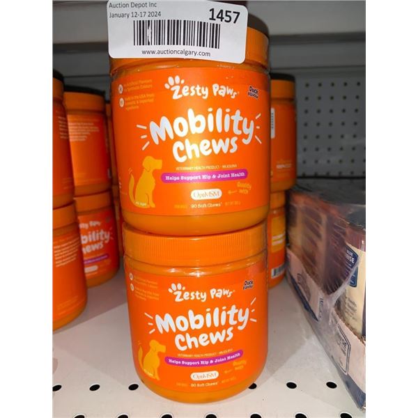 Zesty paws mobility chews 2 x 90 chews