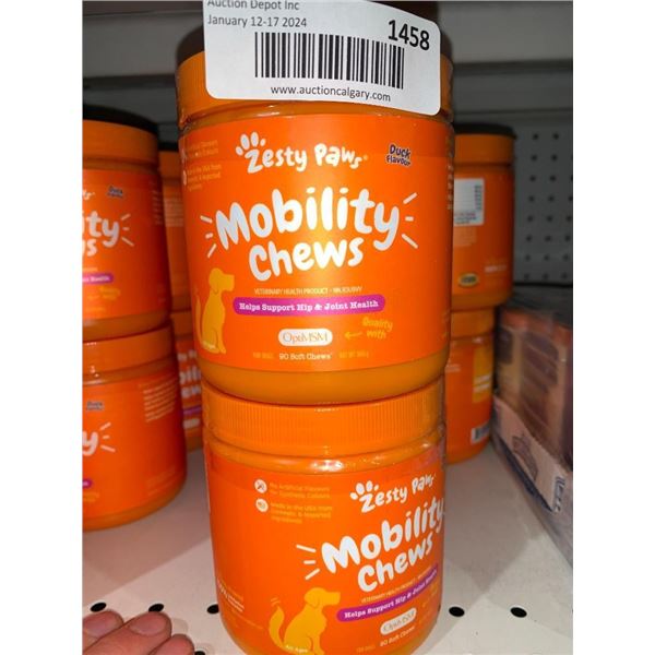 Zesty paws mobility chews 2 x 90 chews