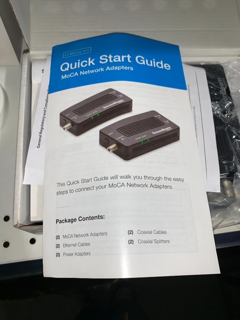 Moca Setup Guide Quick start guide. MoCA network adapters