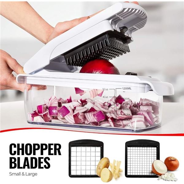 Fullstar Vegetable Chopper Vegetable Cutter Kitchen Mandoline Vegetable Slicer - Food Onion Salad Ve