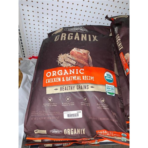 Castor & Pollux Organix adult dog food, chicken and oatmeal flavour, 18lb