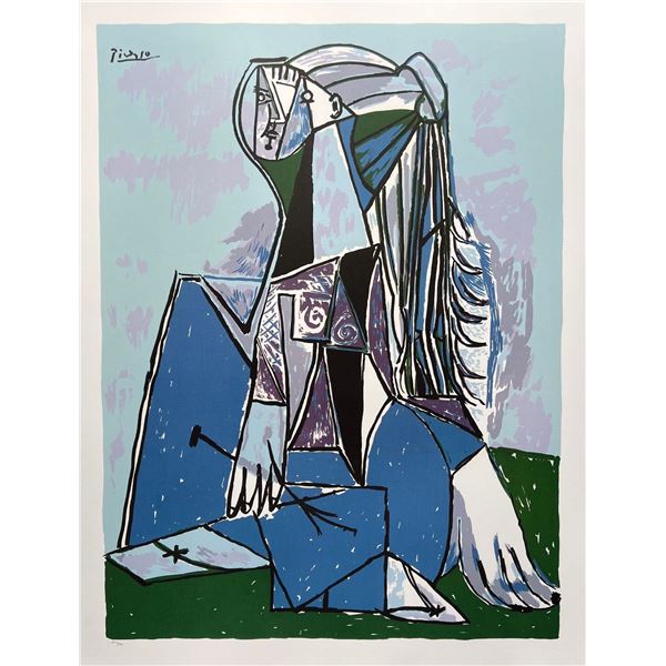 Pablo Picasso THE THINKER Plate Signed Limited Edition Lithograph