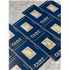 Image 2 : (10) PAMP 1 Gram .9999 Gold Bars Lady Fortuna