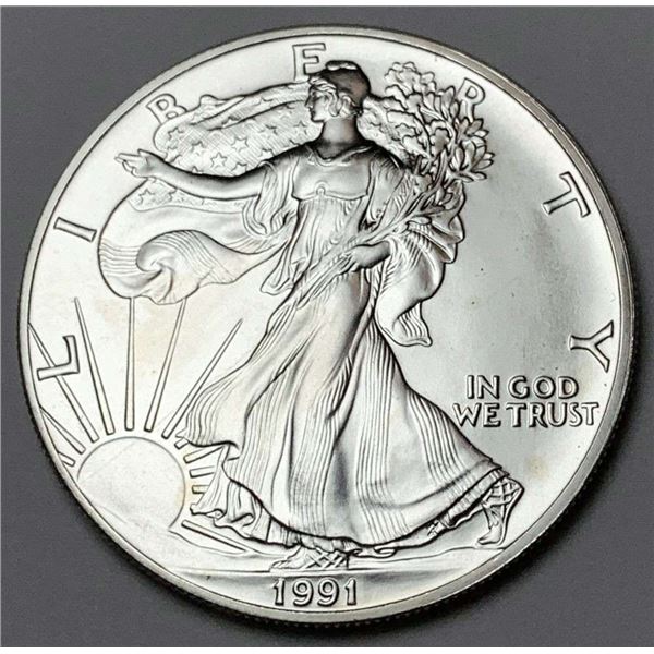 1991 American Silver Eagle