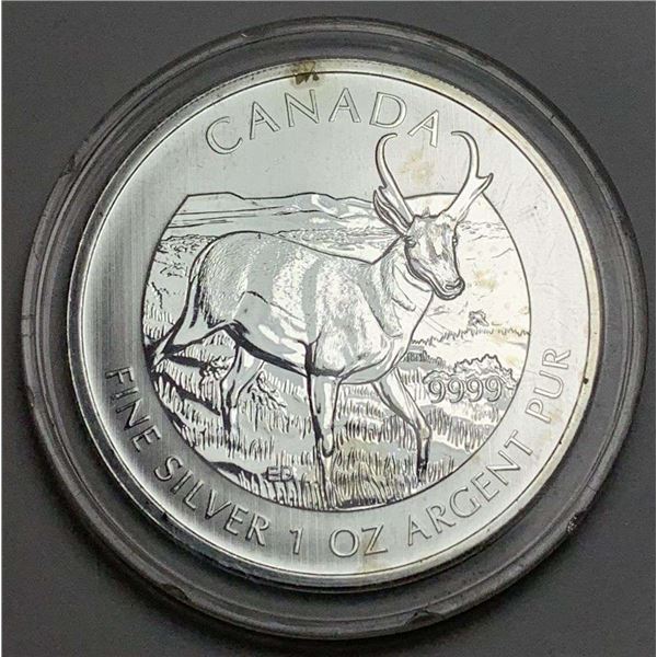 2013 Canada $5 Elk 1 ozt .9999 Silver