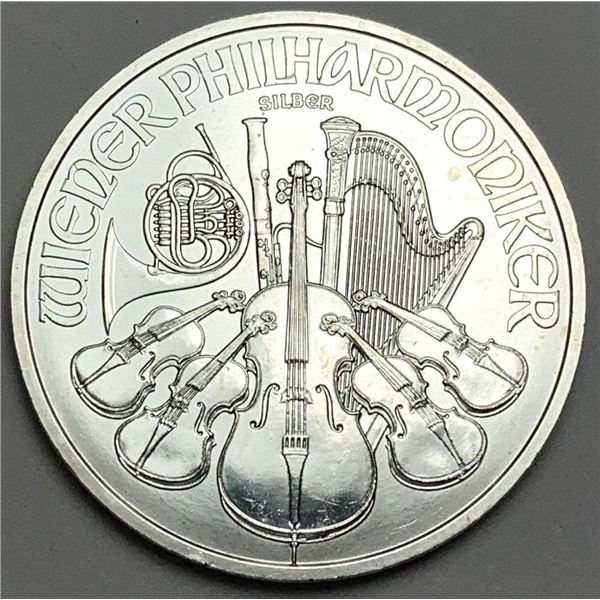 2022 Austrian Philharmonic 1 ozt Silver