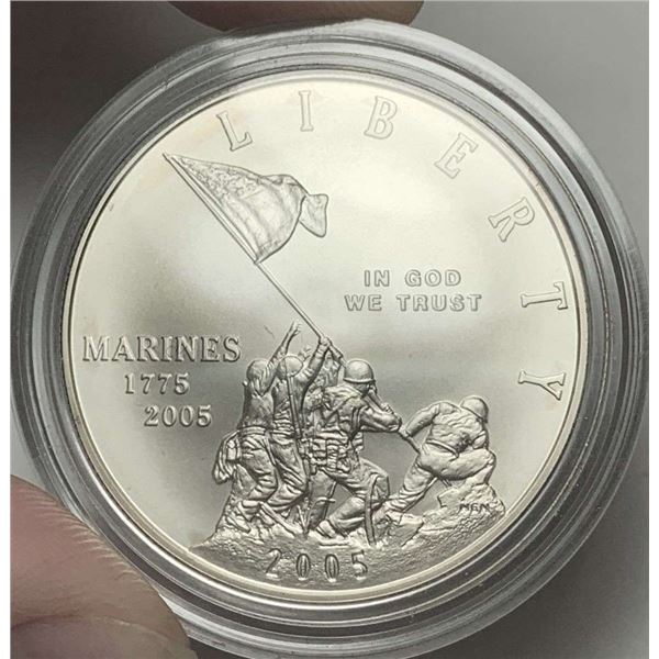 2005-P U.S. Marine Corps Commemorative Silver Dollar