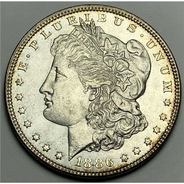 1886 Morgan Silver Dollar MS64