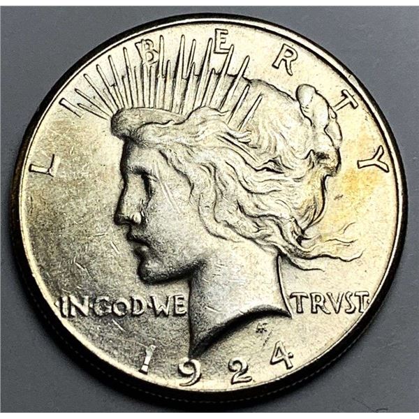 1924-S Peace Silver Dollar MS62
