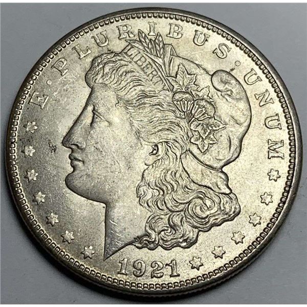 1921-S Morgan Silver Dollar MS63