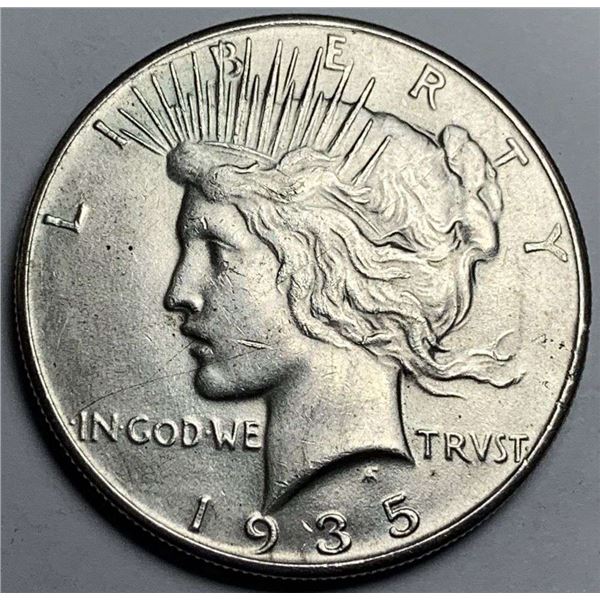 1935 Peace Silver Dollar MS62