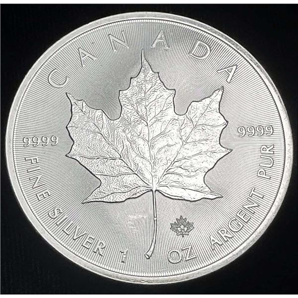 2021 Canada $5 Maple Leaf 1 ozt .9999 Silver