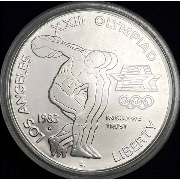 1983-D Olympic Commemorative Silver Dollar
