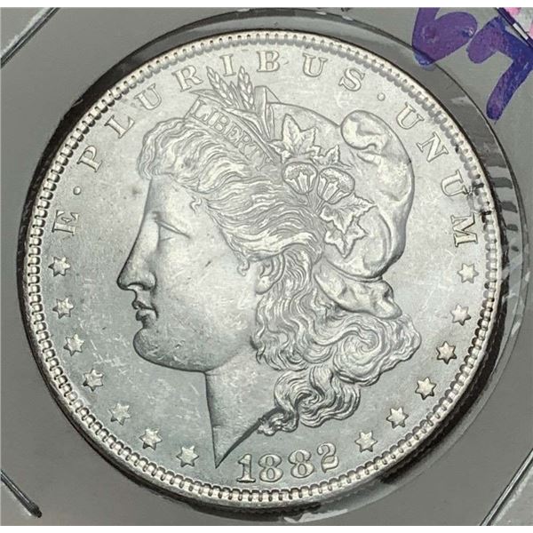 1882 Morgan Silver Dollar MS64
