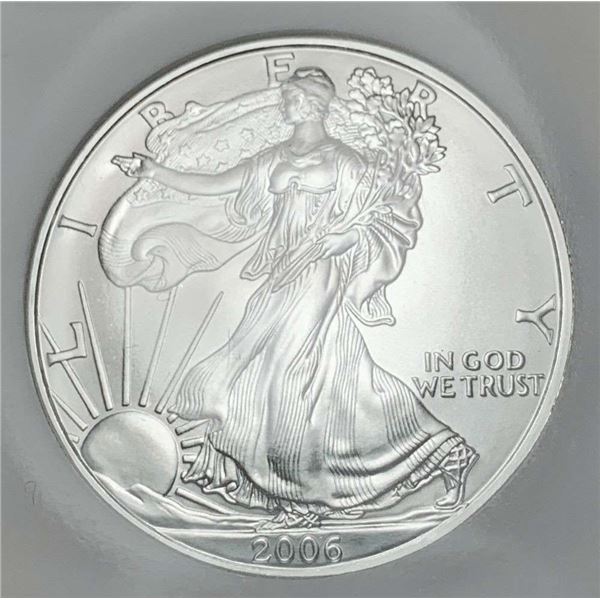 2006 American Silver Eagle NGC Gem Uncirculated First Strikes