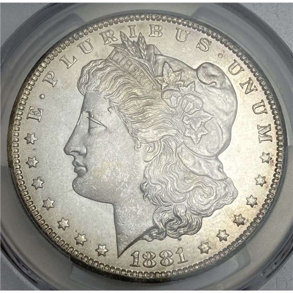 1881-CC Morgan Silver Dollar PCGS MS64