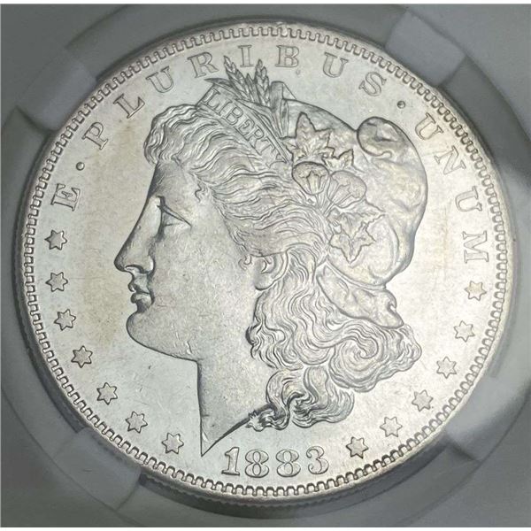 1883-S Morgan Silver Dollar MS62+