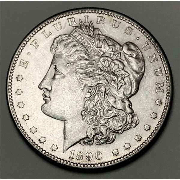 1890-S Morgan Silver Dollar MS63