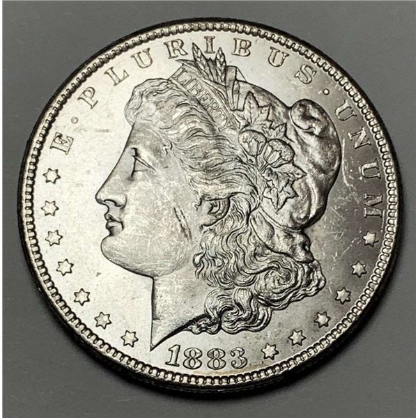 1883-CC Morgan Silver Dollar MS64