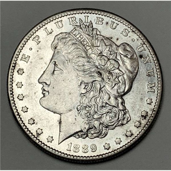 1889-S Morgan Silver Dollar MS62