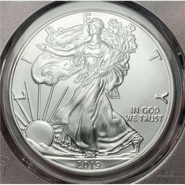 2019 American Silver Eagle PCGS MS70