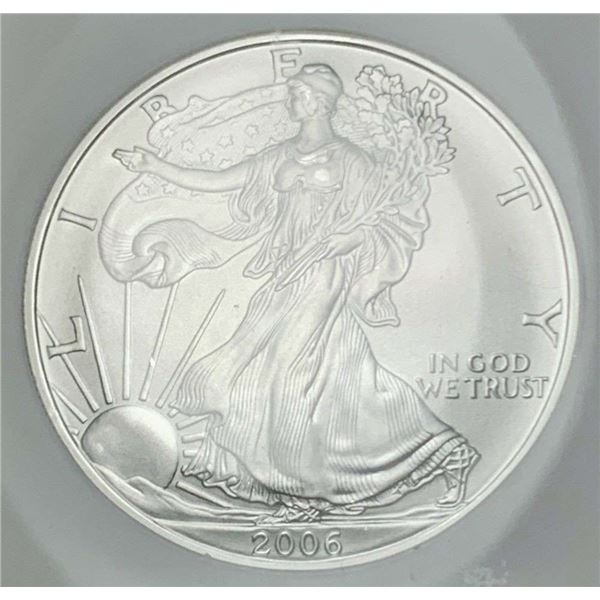 2006 American Silver Eagle NGC Gem Uncirculated