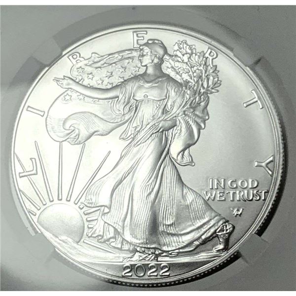 7K Metals Rare 2022 American Silver Eagle NGC MS70 U.S. State Series